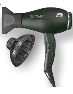 Сешоар Parlux - DIGITALYON с мощност 2400W + Дифузер MagicSense Тъмно зелен