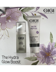Комплект GIGI Hydra Glow Boost - Серум с пептиди-30мл и Крем с 10% млечна киселина-50мл