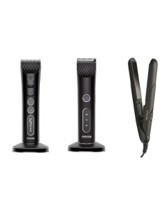 EFALOCK PROFESSIONAL - Професионален комплект машинка за подстригване,тример за оформяне и преса за коса