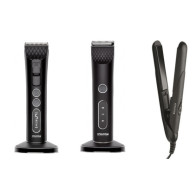 EFALOCK PROFESSIONAL - Професионален комплект машинка за подстригване,тример за оформяне и преса за коса