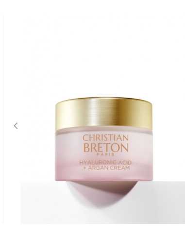 CHRISTIAN BRETON HYALURONIC ACID + ARGAN CREAM - Хидратиращ крем за лице с арган и хиалурон - 50ml