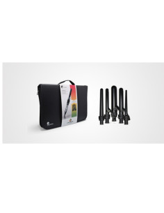 PERFECT BEAUTY - Керамична маша за коса с 5 приставки и чанта