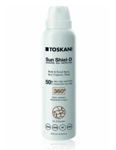 Toskani - Слънцезащитен спрей за лице и тяло с витамин D SPF 50