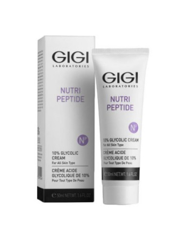 GIGI NUTRI PEPTIDE - Крем с 10% гликолова киселина - 50мл